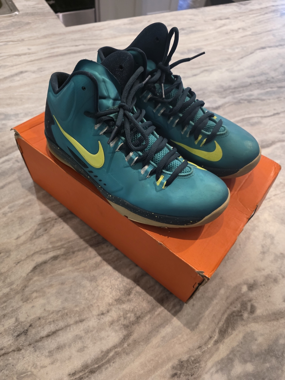 Nike Zoom KD 5 Kevin Durant Hulk Atomic Teal - 5.5 Youth